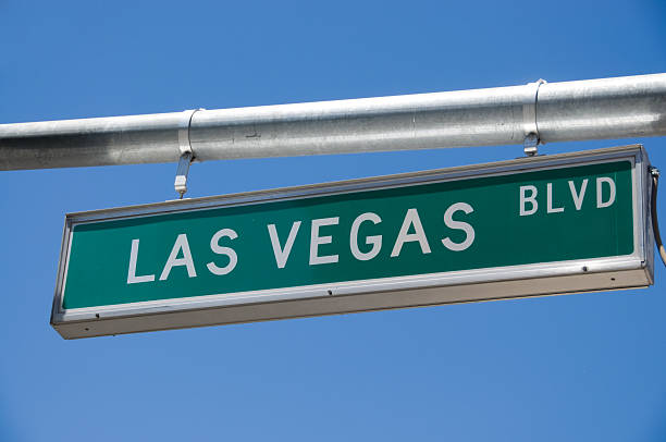 istock Las Vegas blvd road sign 186848466
