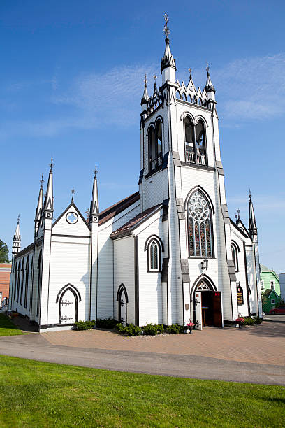 istock Historic Church at Lunenburg 186848566
