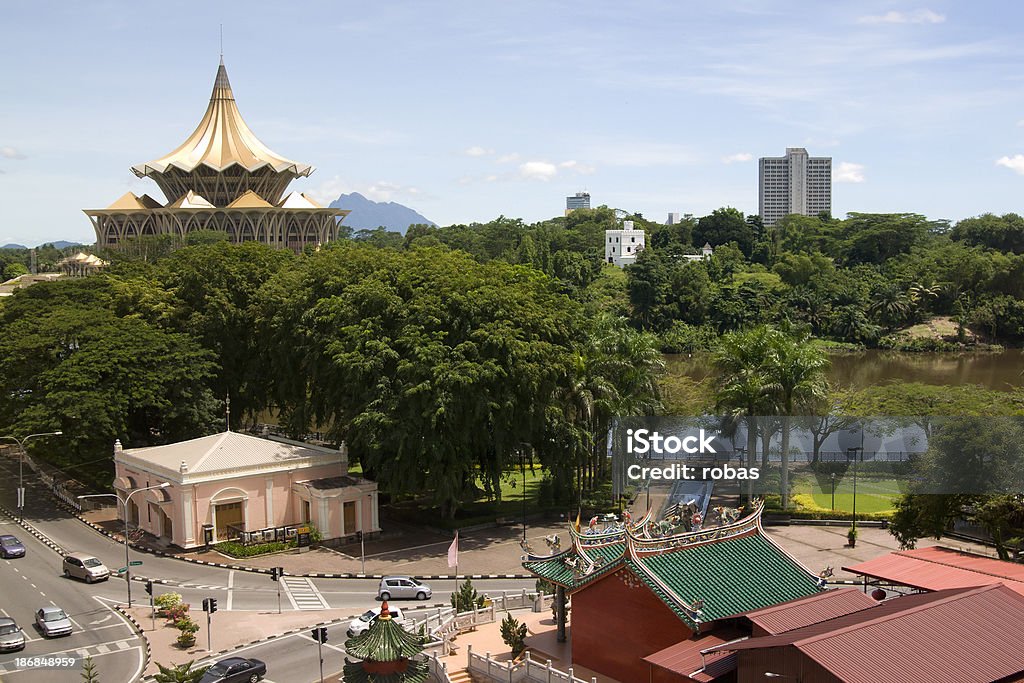 Cityscape of Kuching "Cityscape of Kuching. Borneo, Malaysia.More images of same photographer in lightbox:" Kuching Stock Photo