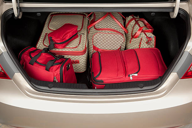 istock Luggage in the Trunk of a Car 186849367