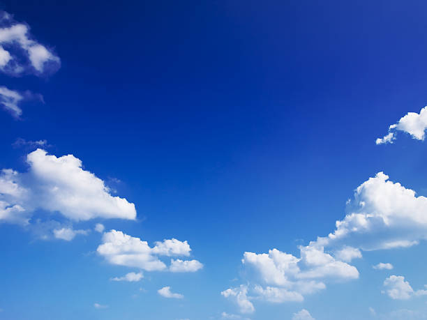 céu - cloud cloudscape sky blue imagens e fotografias de stock