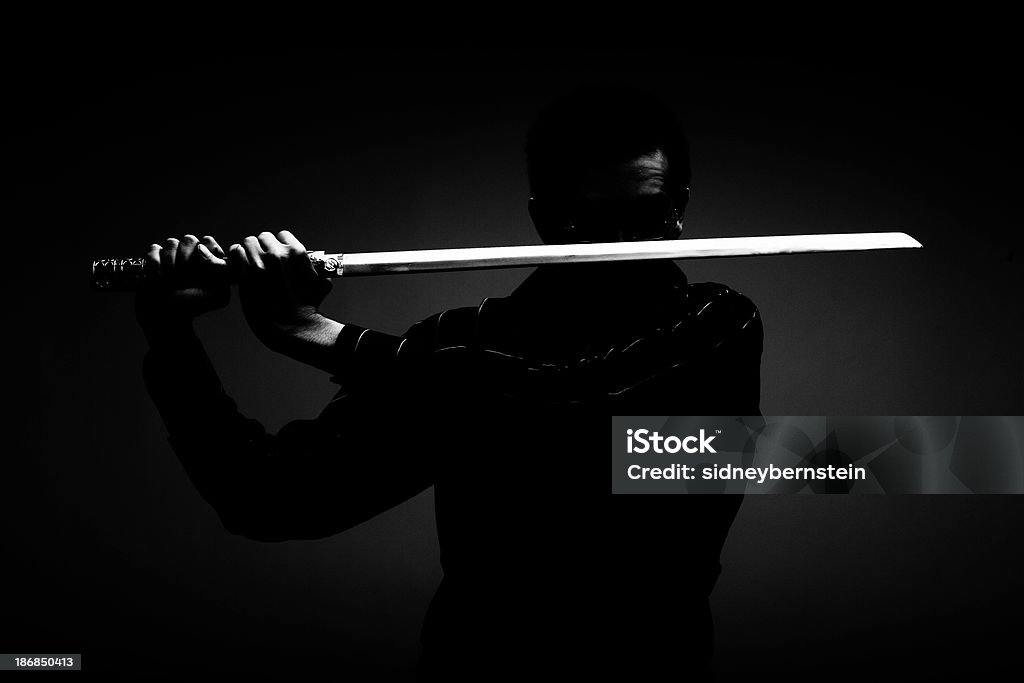 Ninja im Dunkeln - Lizenzfrei Samurai Stock-Foto