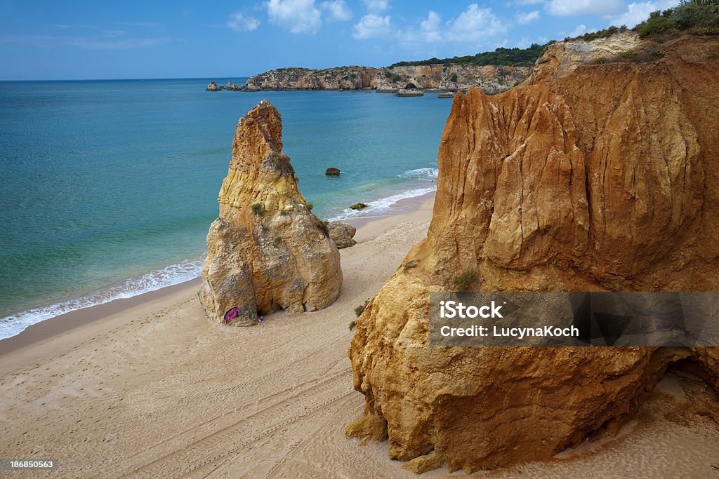 Algarve Beach - Foto de stock de Praia da Rocha - Portugal libre de derechos