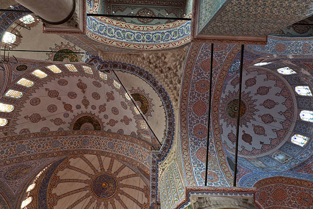 mezquita azul en el último piso - alquibla fotos fotografías e imágenes de stock