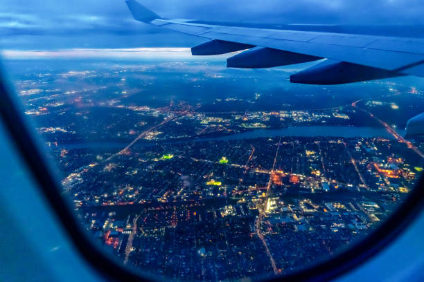 istock Aerial view Montreal at night, Canada 1868506749