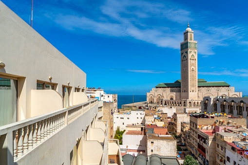 Casablanca, Morocco at Hassan II Mosque.