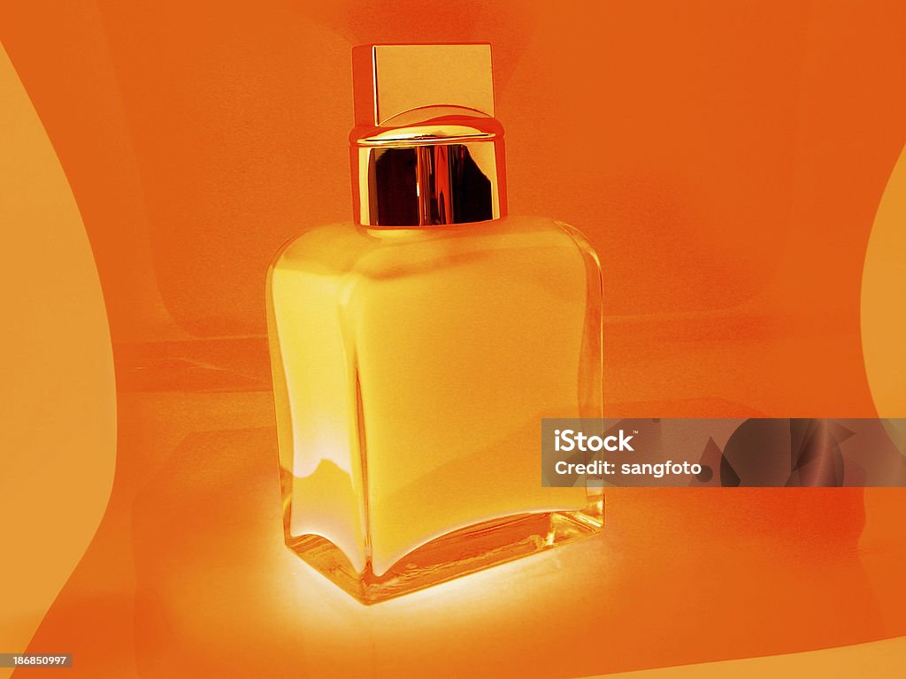 Aftershave frasco - Royalty-free Amarelo Foto de stock