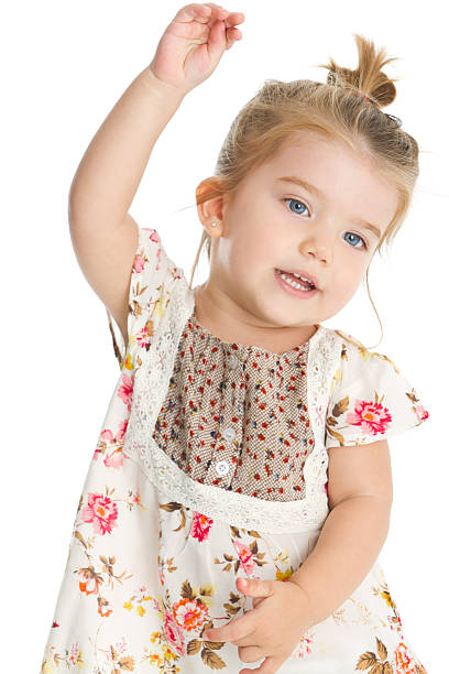 istock Adorable little girl having fun 186851498
