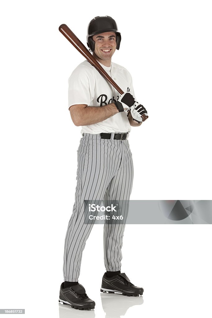 Retrato de um jogador de beisebol - Royalty-free Jogador de Beisebol Foto de stock