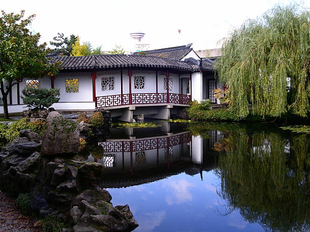 vancouver_chinatown gardens - columbia missouri zdjęcia i obrazy z banku zdjęć