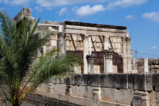 Synagogue ruins,Capernaum