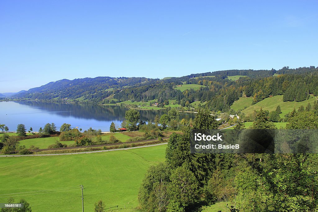 Alpsee в Германии - Стоковые фото Lake Alpsee роялти-фри