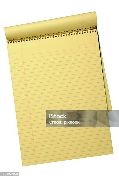 法務パッドパス - ノートのストックフォトや画像を多数ご用意 - ノート, 黄色, 白背景