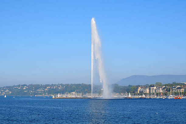 Geneva Fountain - XLarge stock photo