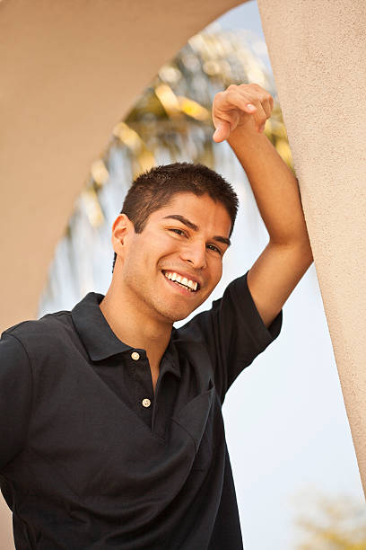 istock Hispanic teen smiling 186852541