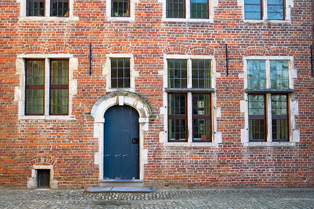 istock Old beguine building in Leuven 186852578