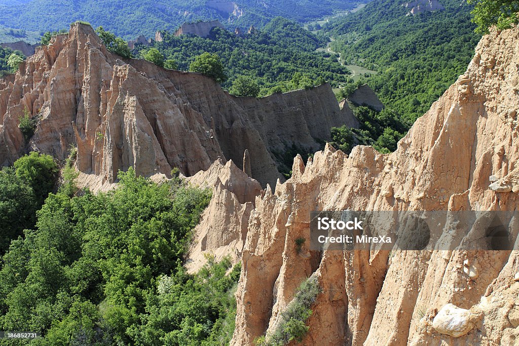 Earth pyramids "Earth pyramids near Melnik, BulgariaMore similar images:" Bulgaria Stock Photo