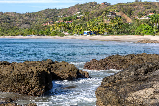 istock Coastal Beach Town in Costa Rica 1868529240