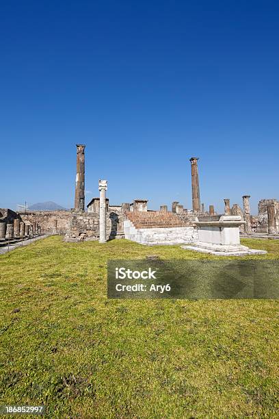 Tempio Di Apollo In Pompei - Fotografie stock e altre immagini di Antica Roma - Antica Roma, Archeologia, Architettura