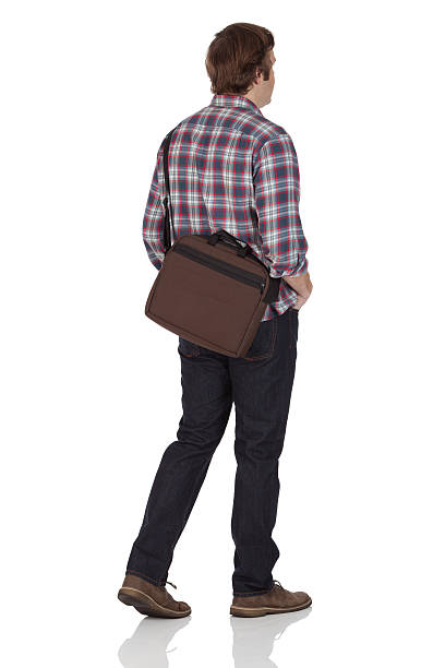 istock Rear view of a man 186853830