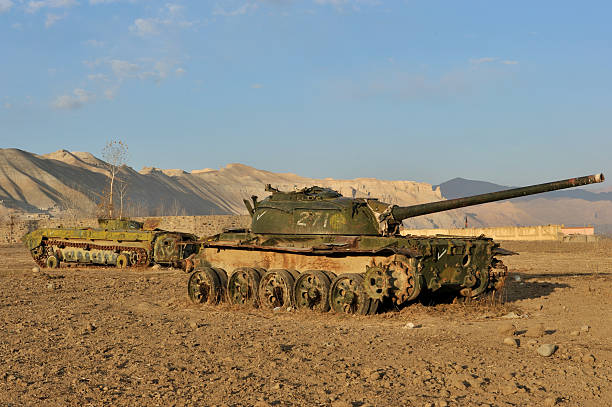 istock Abandonned tanks from civil war, Afghanistan 186853953