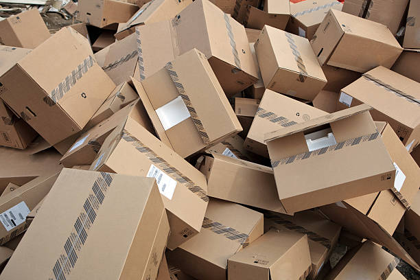 istock cardboard boxes at the landfill 186854060