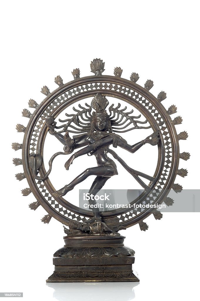 インドのヒンズー教神の像シーヴァ Nataraja - シバ神のロイヤリティフリーストックフォト