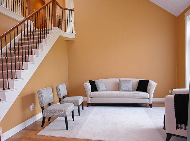 New Livingroom in natural light ready to decorate.