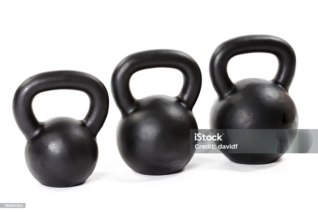 Kettlebell peso Set - Foto stock royalty-free di Attrezzatura