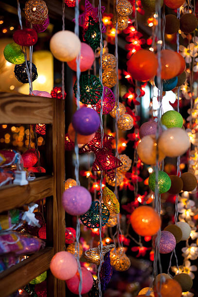 istock Illuminated decoration in Bangkok, Thailand 186854861