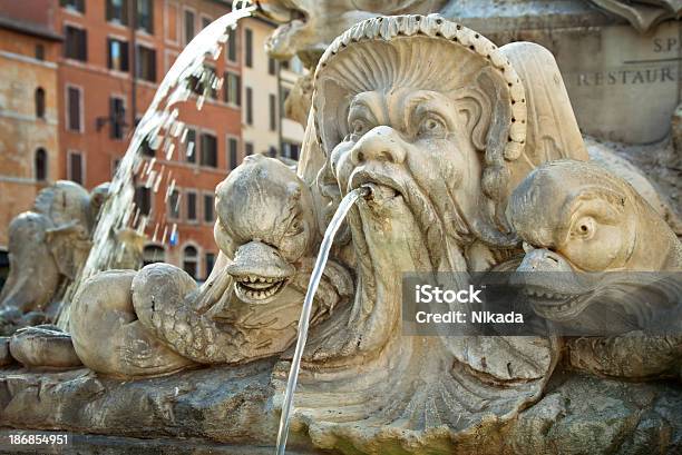 Foto de Fonte Do Panteão Em Roma e mais fotos de stock de Antigo - Antigo, Antiguidades, Arcaico