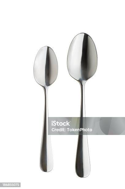 Spoons Foto de stock y más banco de imágenes de Cuchara sopera - Cuchara sopera, Cucharita, Recortable