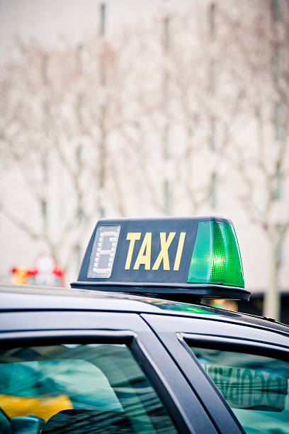 istock Taxi sign 186855188
