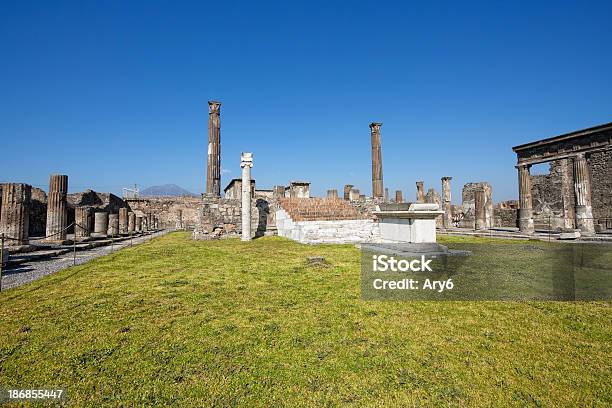 Tempio Di Apollo In Pompei - Fotografie stock e altre immagini di Antica Roma - Antica Roma, Archeologia, Architettura