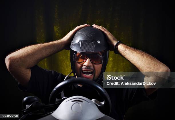 Crazy Driver - Fotografie stock e altre immagini di Elmetto - Elmetto, Giochi, Giochi per bambini