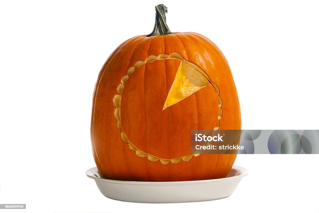 Iconico Torta di zucca - Foto stock royalty-free di Arancione