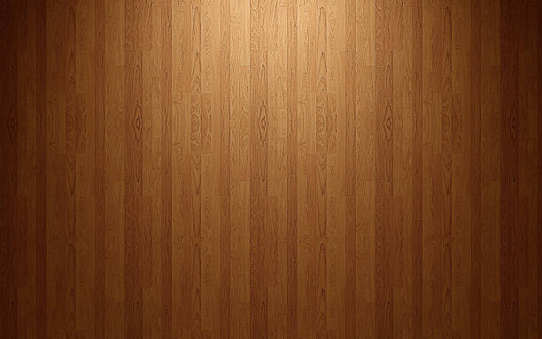 ブラウンのラミネート加工のフローリング - hardwood old in a row pattern ストックフォトと画像
