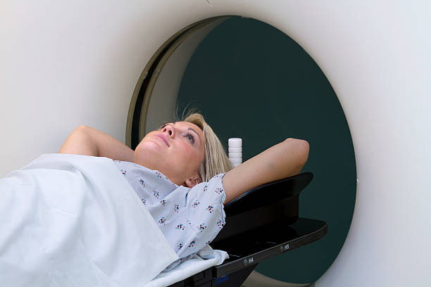 istock Woman Receiving Cat Scan 186856157