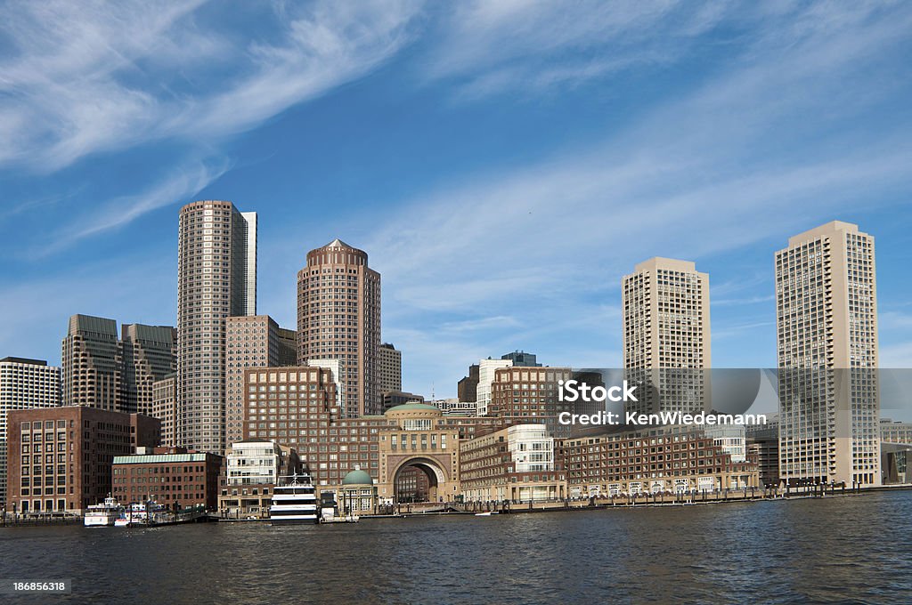 グッドモーニングボストン - ボストン湾のロイヤリティフリーストックフォト