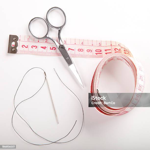 Equipment For A Tailor Stock Photo - Download Image Now - Art And Craft, Art and Craft Equipment, Close-up