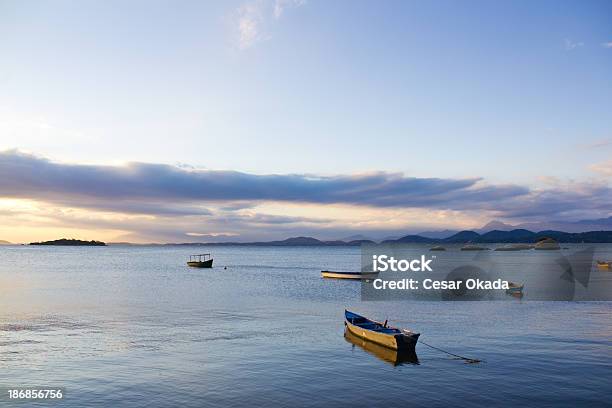 Calm Sea With Boats Stock Photo - Download Image Now - Bay of Water, Brazil, Clear Sky