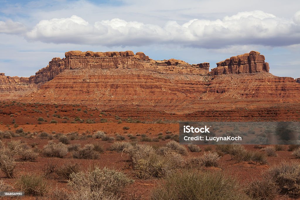 Rote Felsformationen Valley of the Gods. - Lizenzfrei Red Rocks Stock-Foto