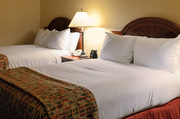 istock Beds in Hotel room 186857911