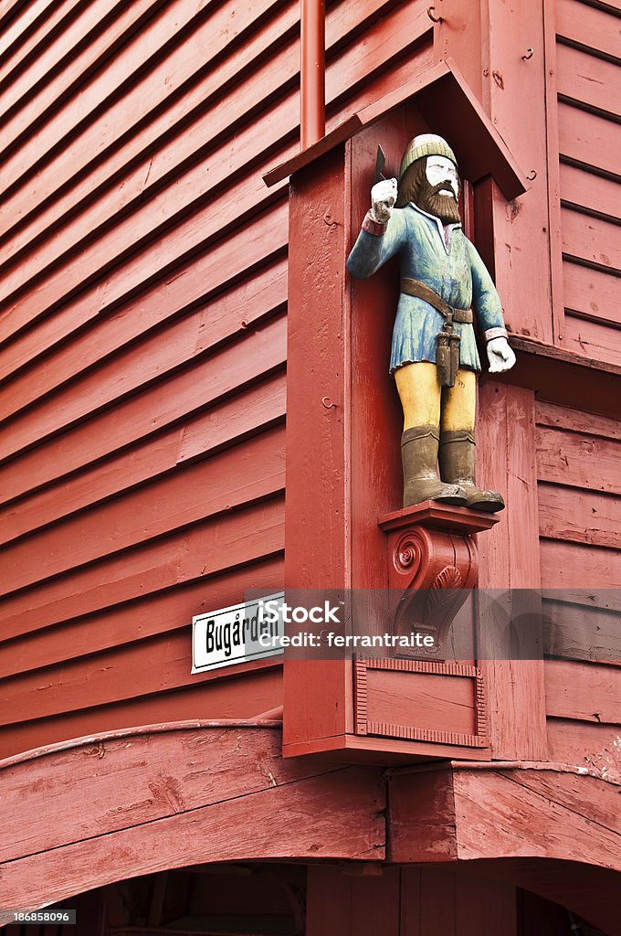 Bryggen Bergen - Foto de stock de Bryggen libre de derechos