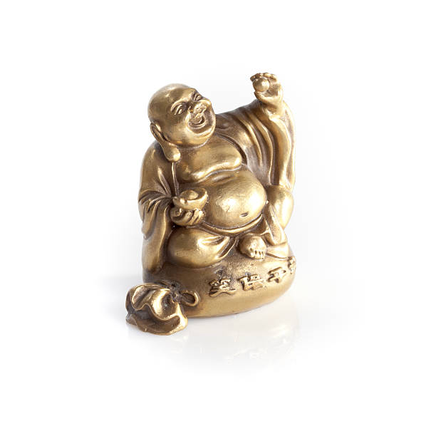 istock Chineese buddha isolated on white background 186858151