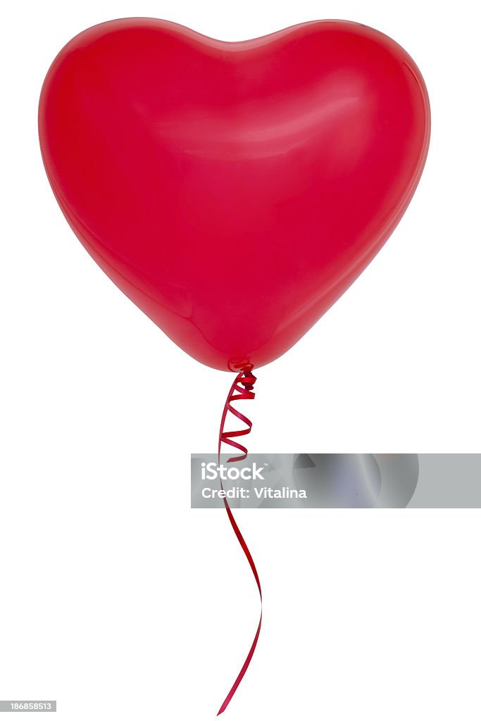 Red balloon. - Lizenzfrei Herzform Stock-Foto