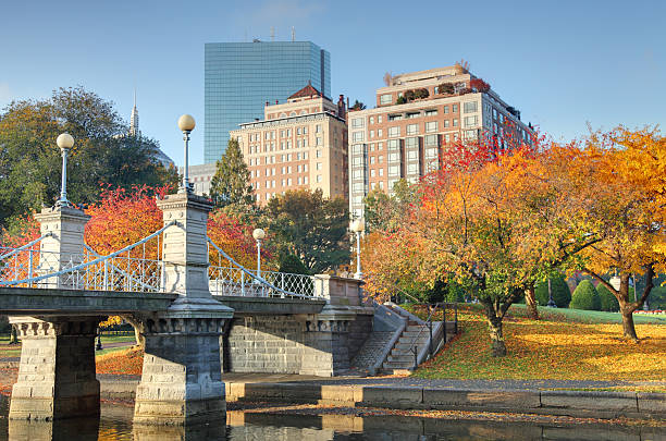 jesień w bostonie - back bay zdjęcia i obrazy z banku zdjęć