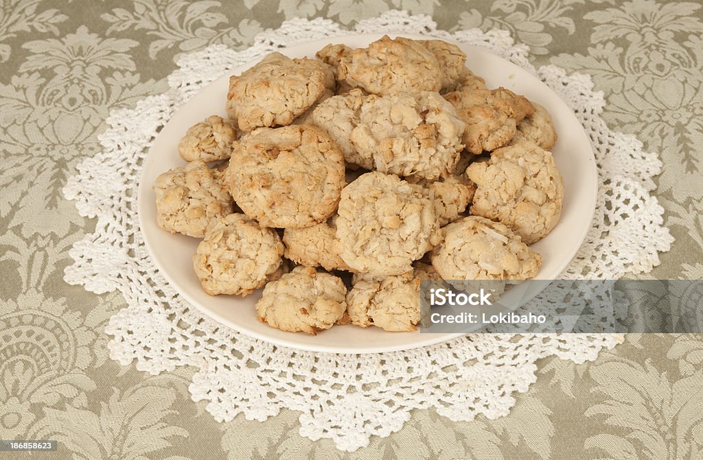 Piatto di biscotti - Foto stock royalty-free di Alimentazione non salutare