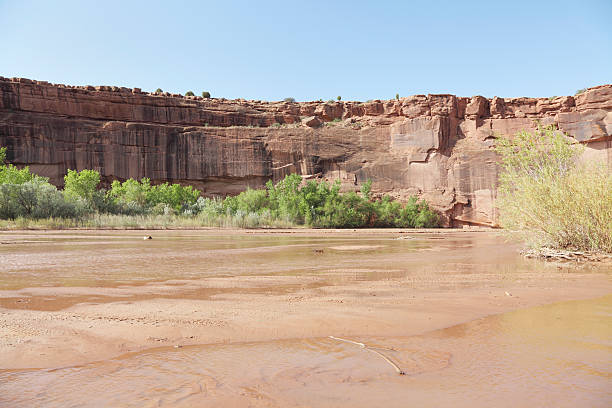 istock river bed of Canyon de Chelly 186858880