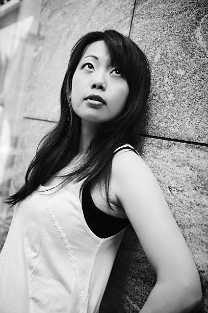 istock Looking up japanese girl 186859031